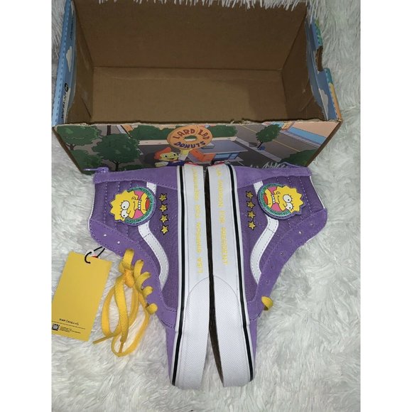Vans x The Simpsons Womens Sk8-Hi Lisa 4 President - Picture 5 of 7